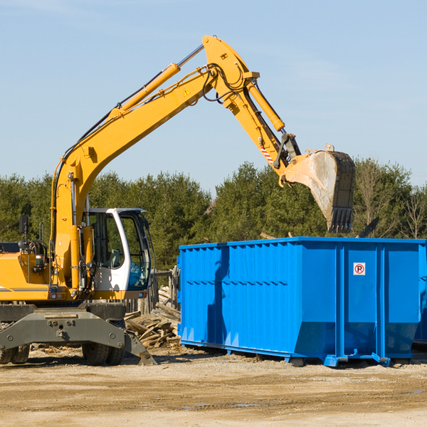 can i request a rental extension for a residential dumpster in Chevy Chase Heights PA